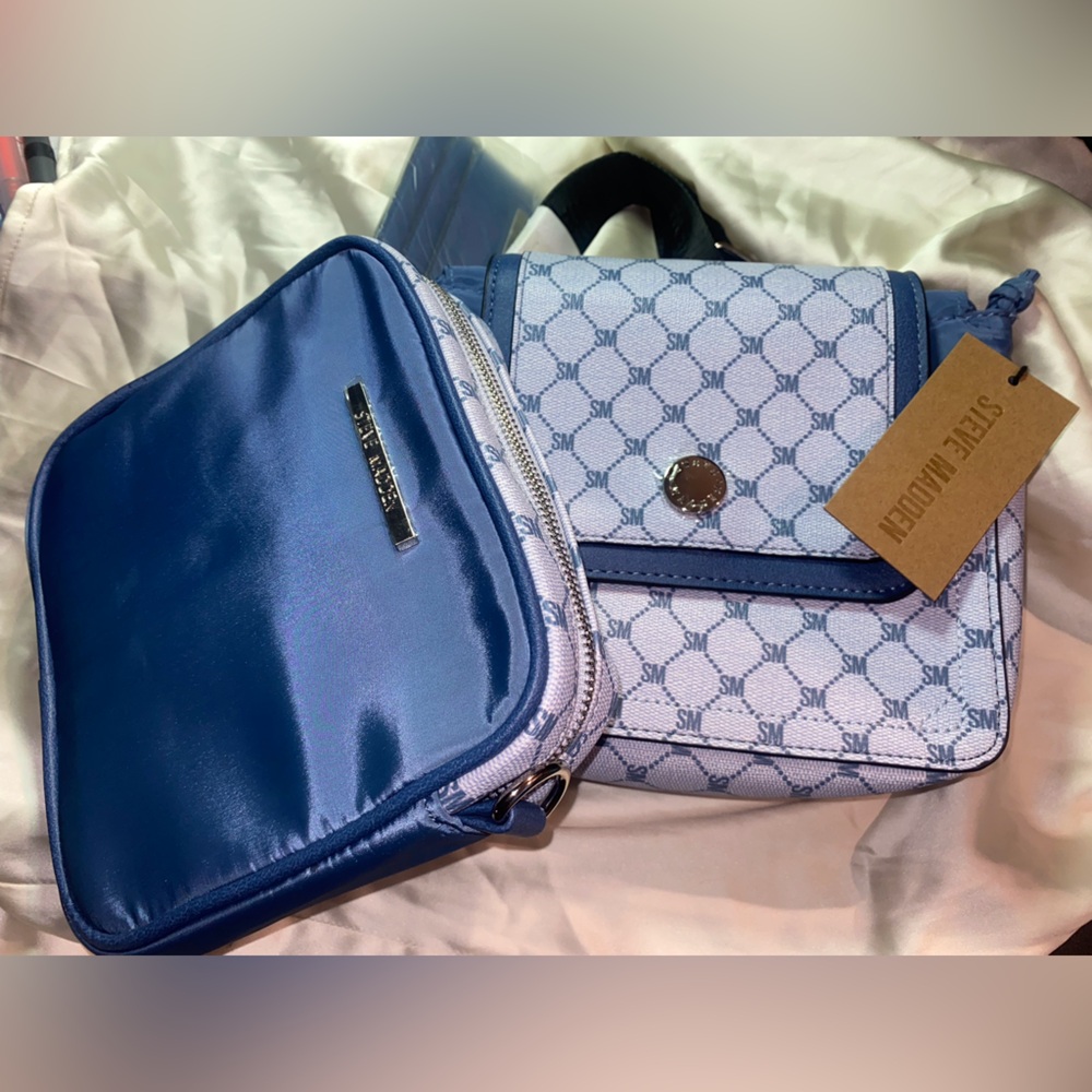 NWT Steve Madden 2 in 1 Cross Body Bag and Credit Card Case